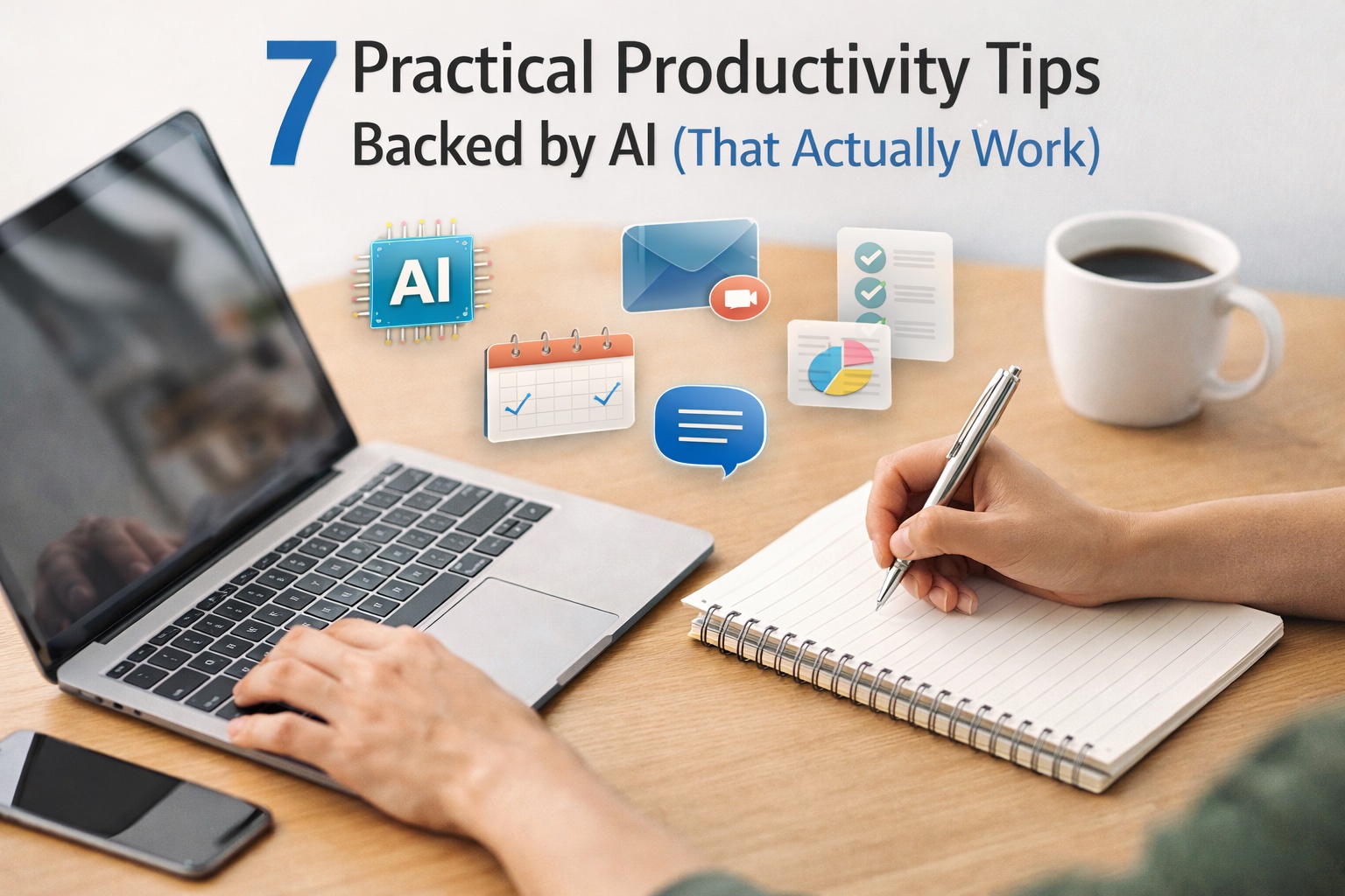 7 Practical Productivity Tips Backed by AI (That Actually Work)